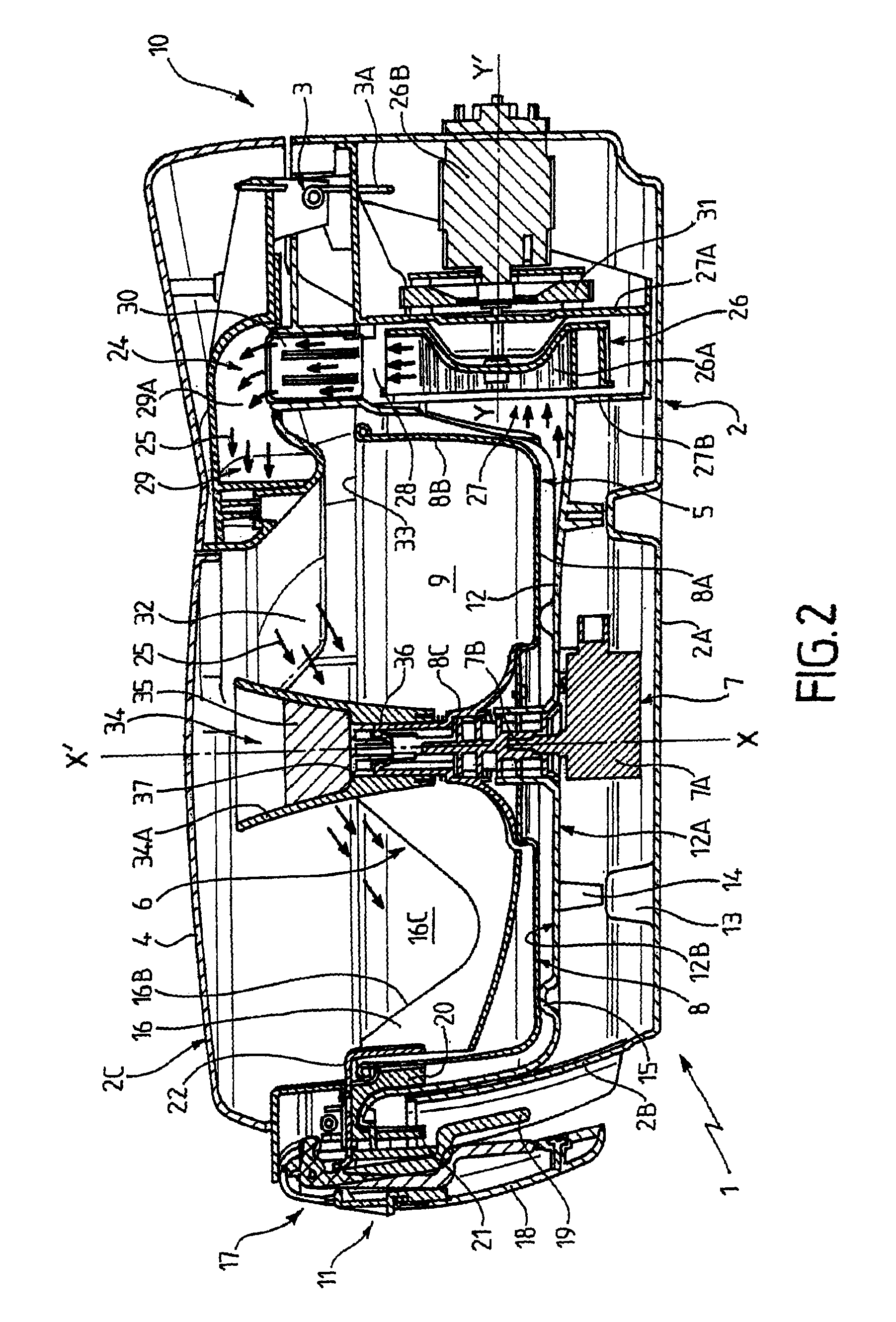 Fryer with automatic coating of fat