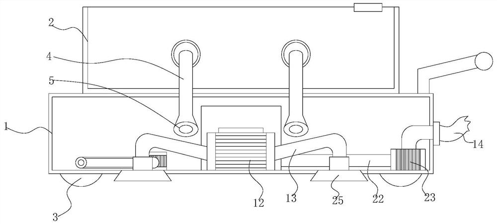 Automatic cleaning and deodorizing device for crested ibis breeding