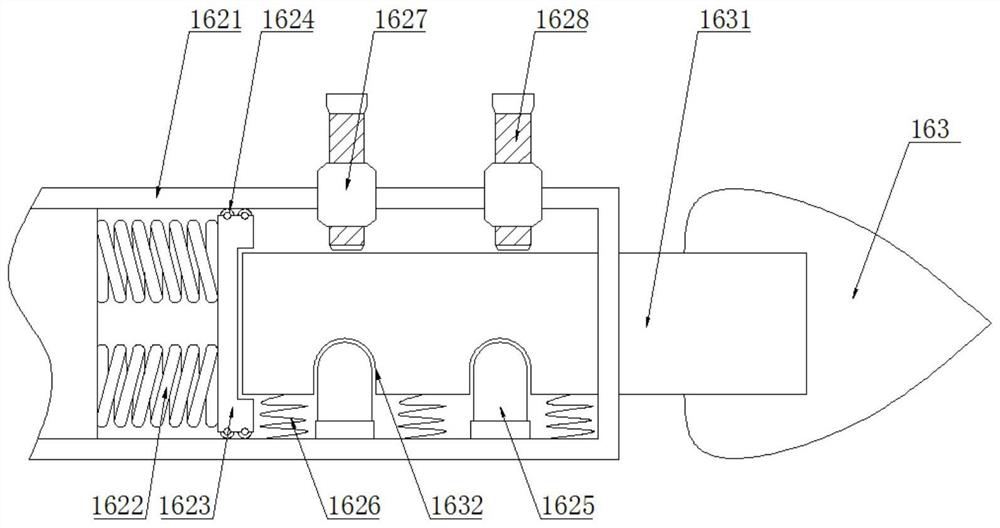 Coal mine rock heading machine with tidy rock section and using method