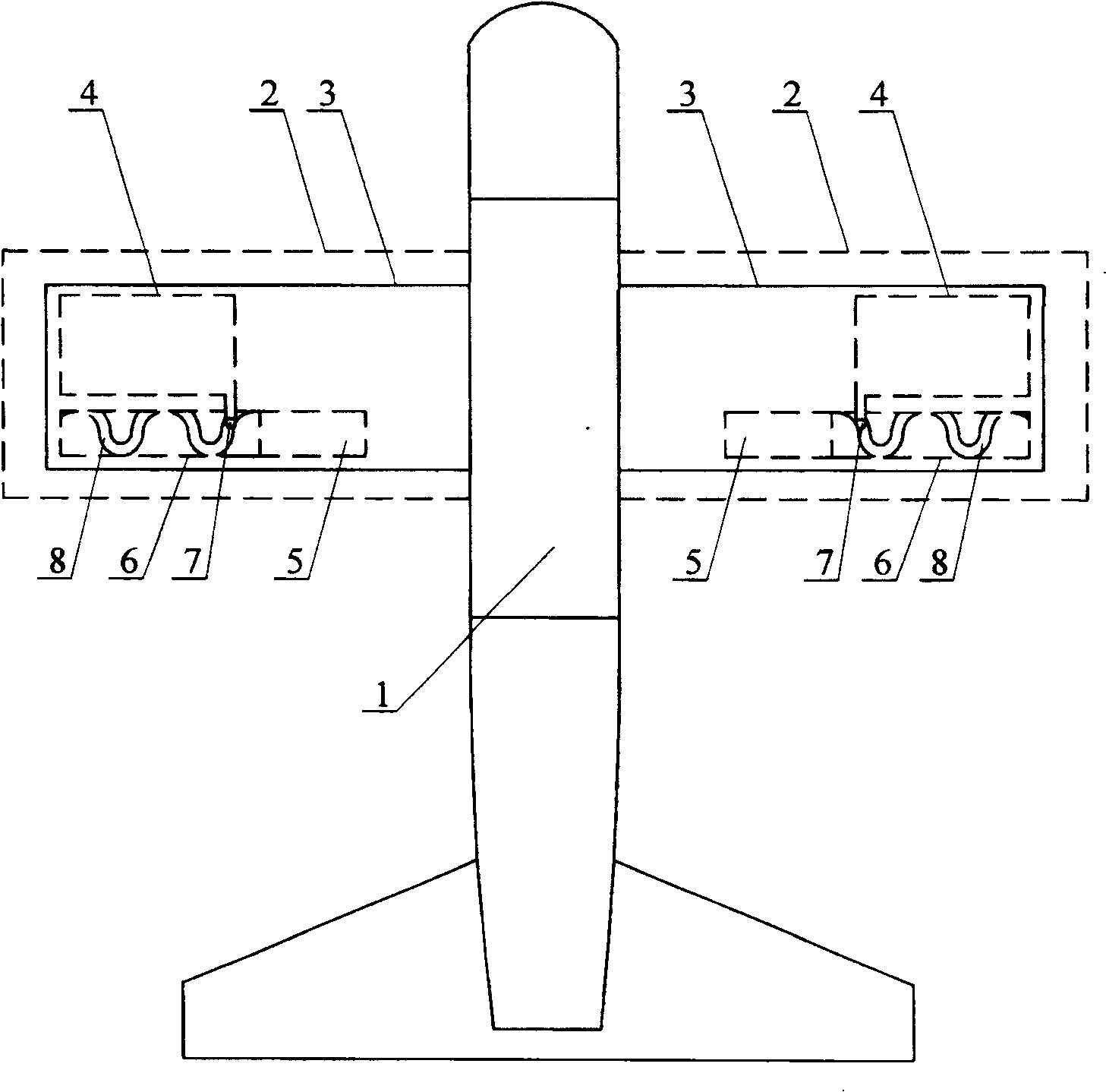 Aircraft with changeable wing shape