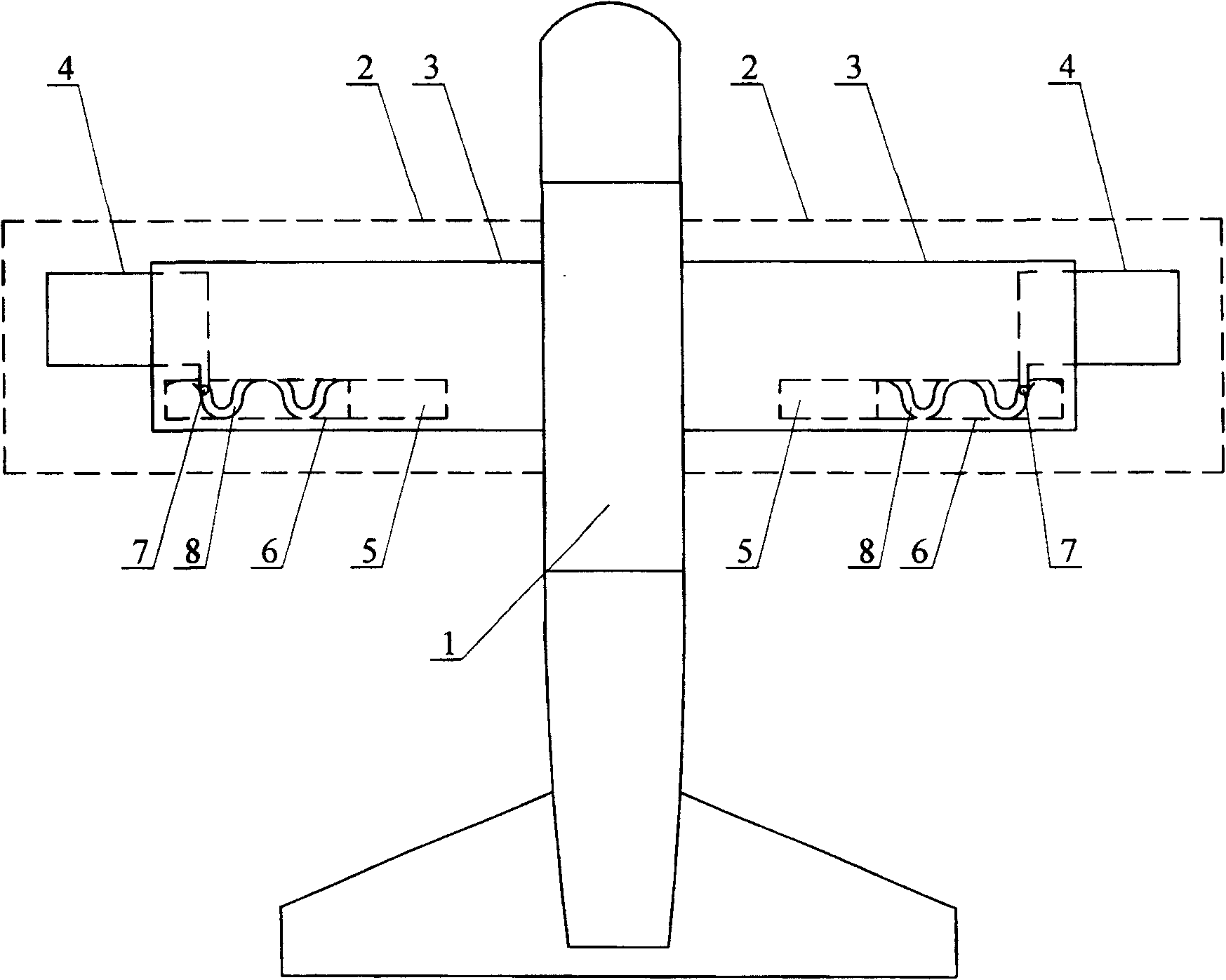 Aircraft with changeable wing shape