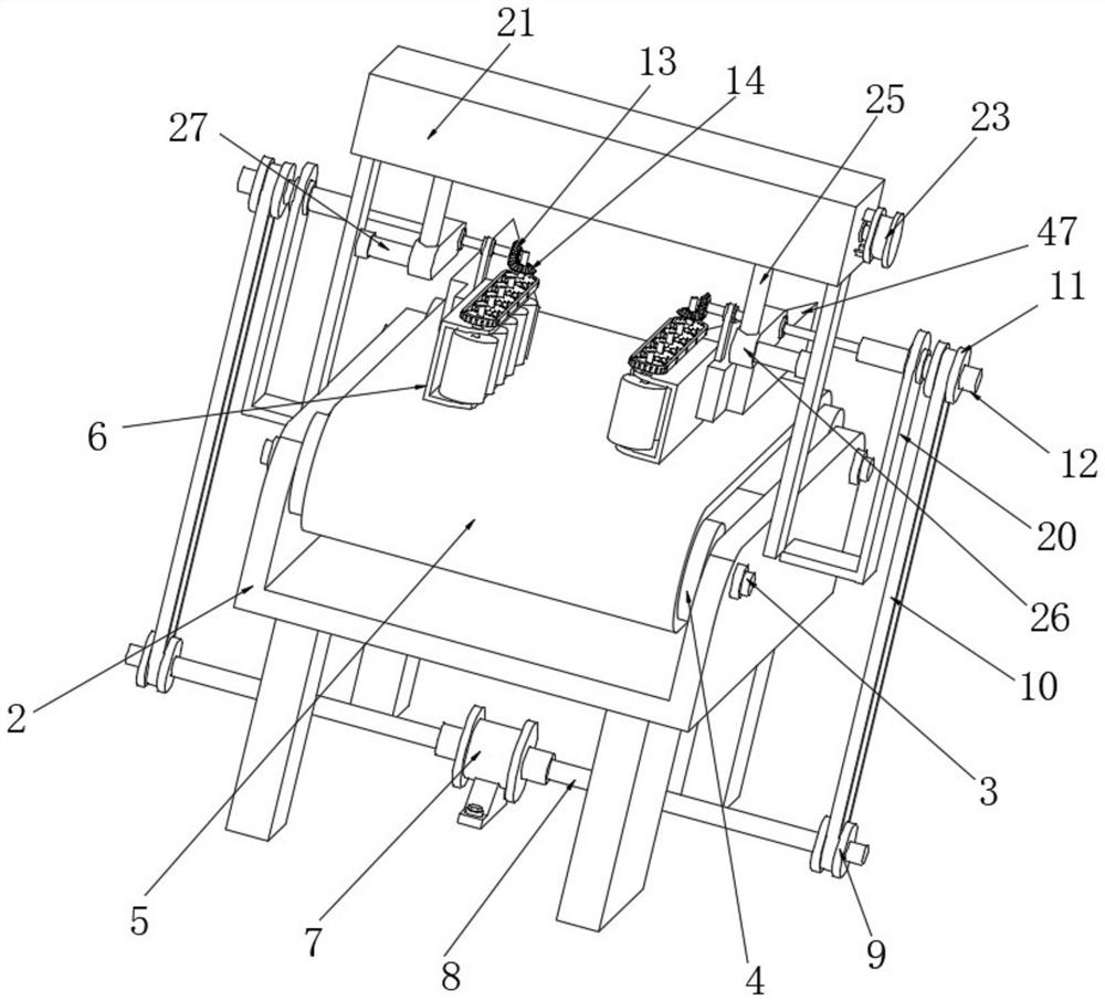 Discharging and stacking equipment used after sheet metal part machining and using method therefor