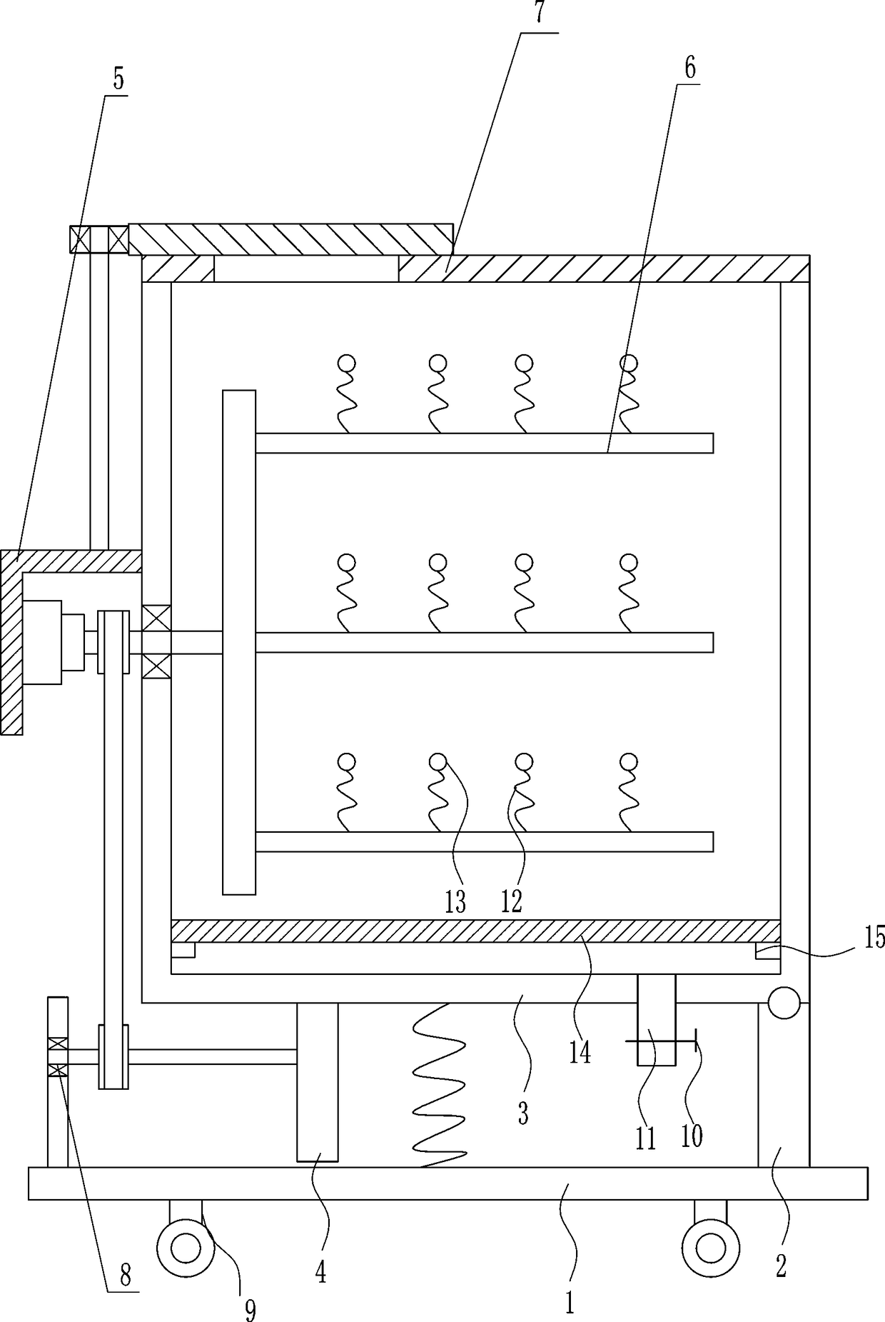 High-efficiency mixing equipment for silica gel production