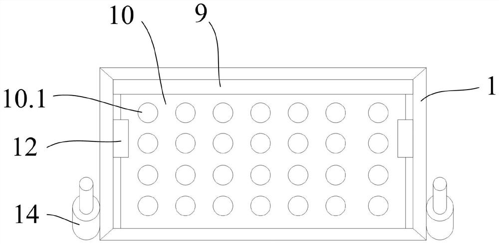 Experimental device for detecting corn germination rate