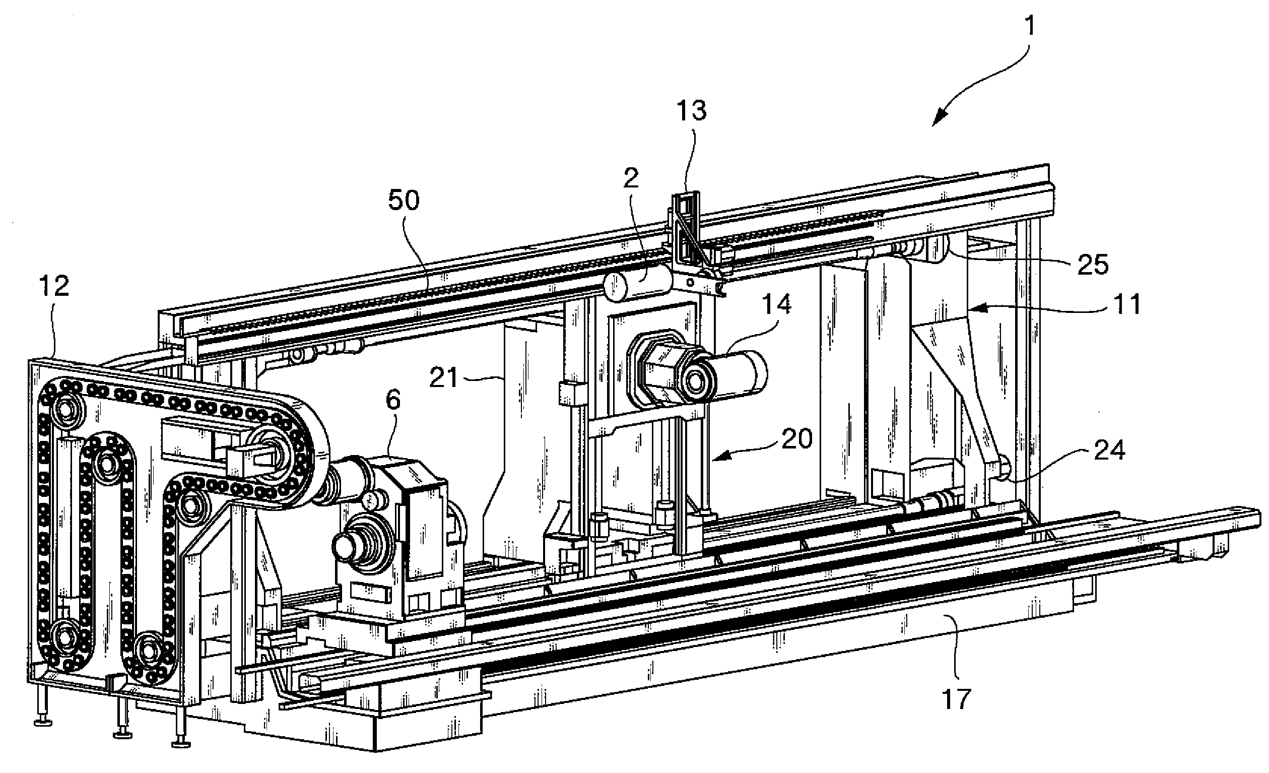 Machine tool with automatic tool changer