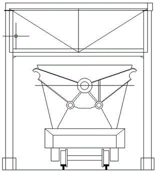 High-temperature dust-collection baffle folding and unfolding apparatus