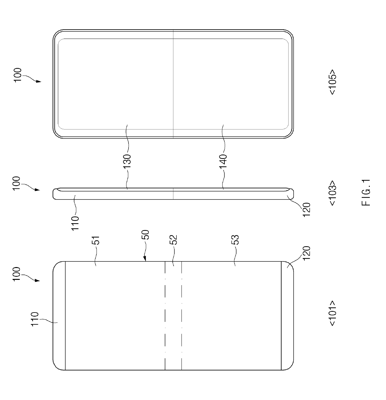 Foldable display device