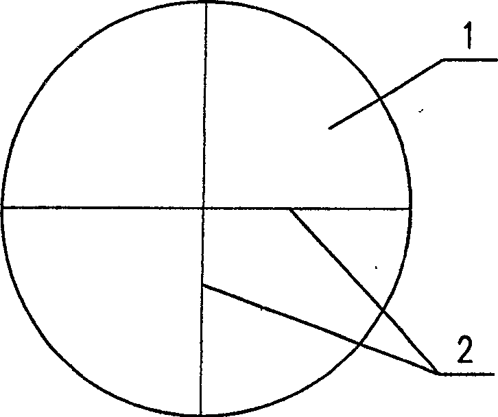 Division board used for debugging large-multiplying power continuous zooming camera system