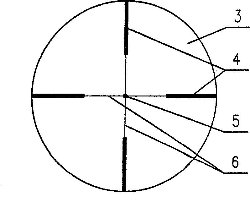 Division board used for debugging large-multiplying power continuous zooming camera system