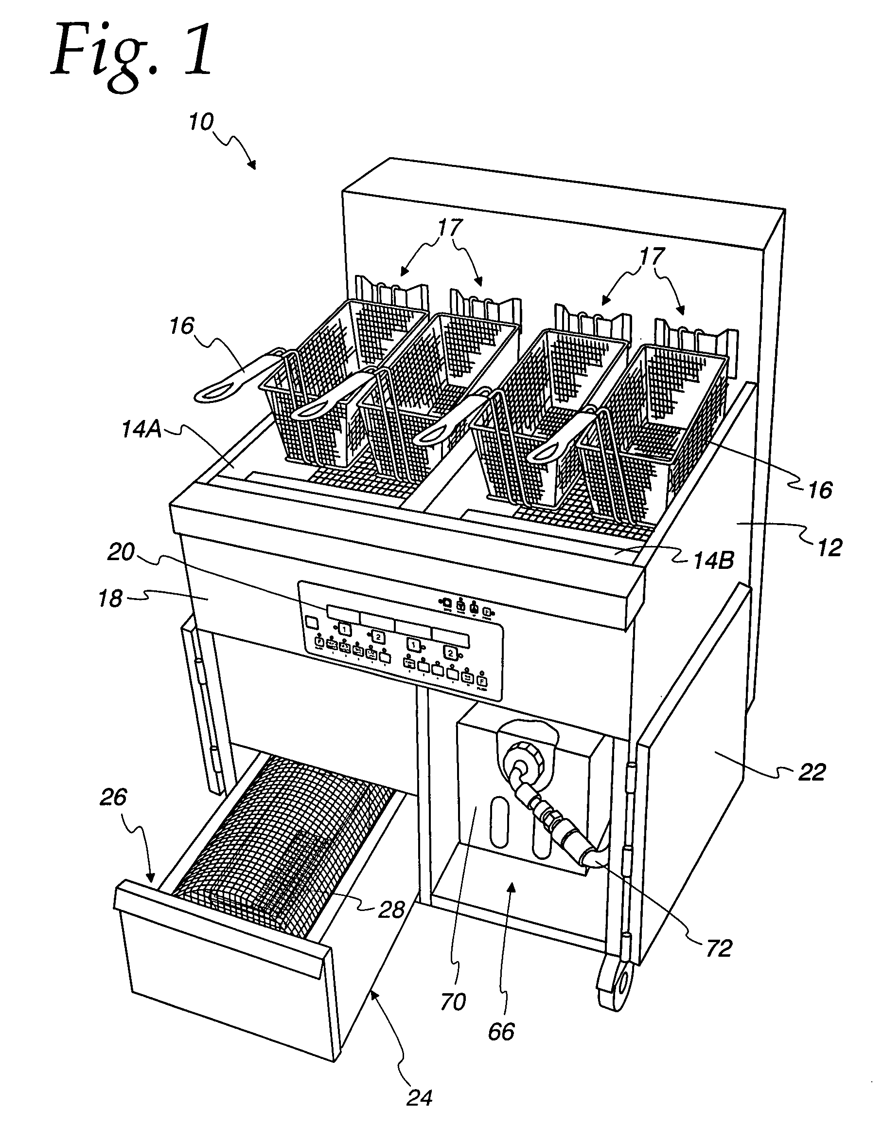 Automated fryer refilling device and method