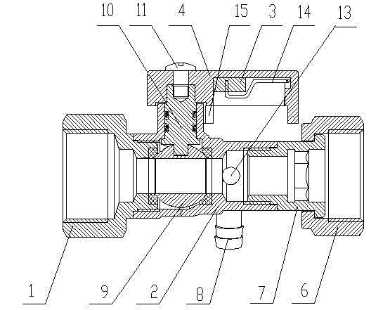 Water quality sampling flexibly-connected locking valve