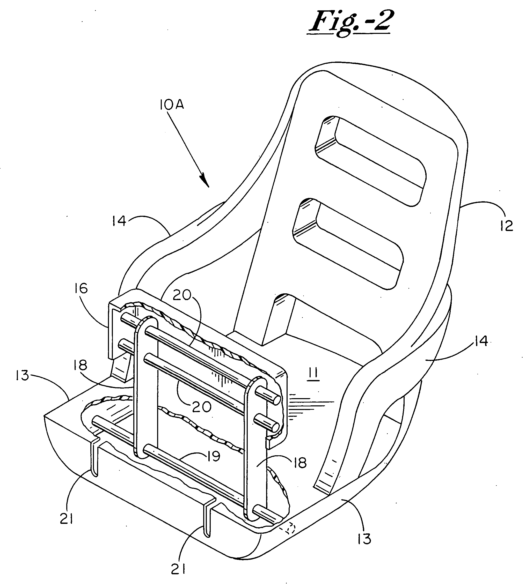 Boat seat with flip-up bolster