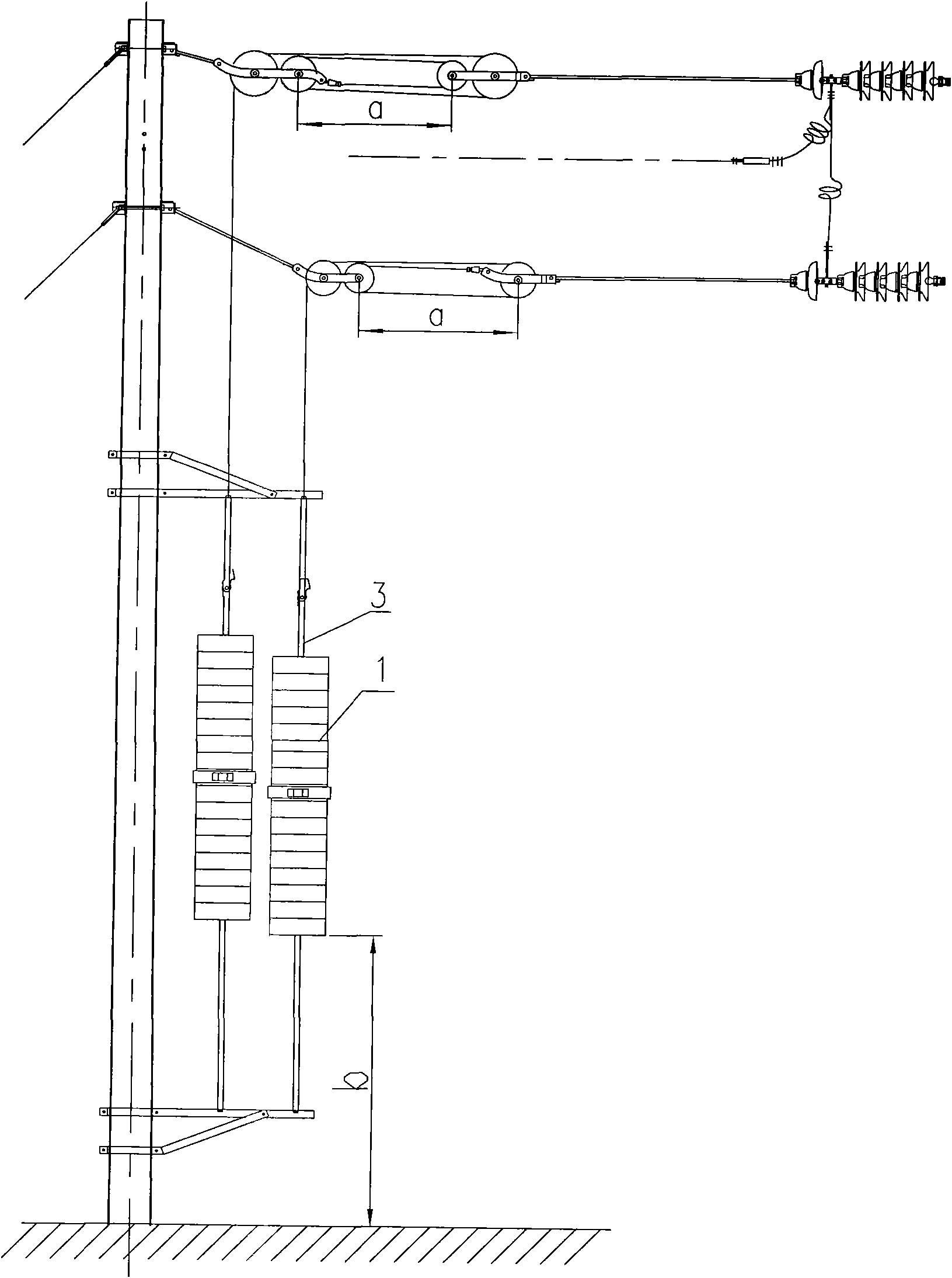 Special heavy concrete compensating weight of electrified railway contact network and manufacture method thereof