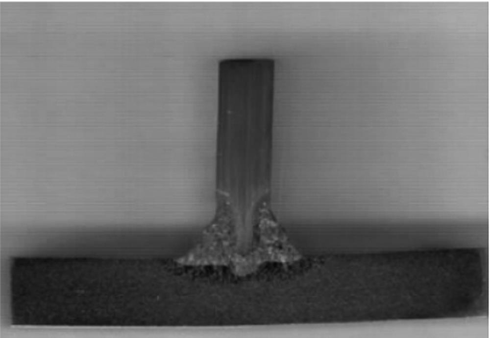 Laser-MIG composite double-gun synchronous symmetric welding method for titanium alloy T-shaped joint of medium plate