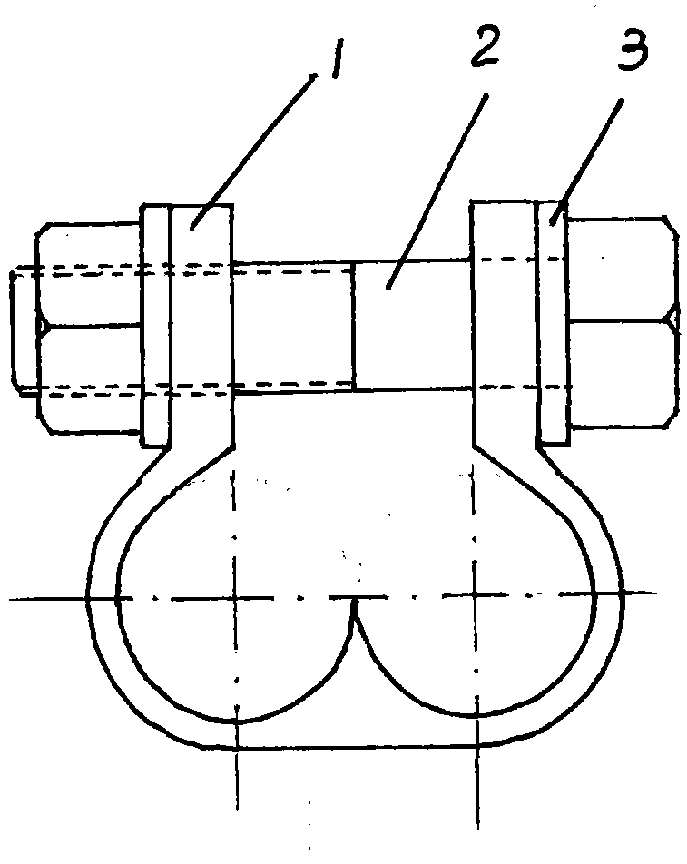 Non-stress-connection wrapping connection type wire clamp of electric wires