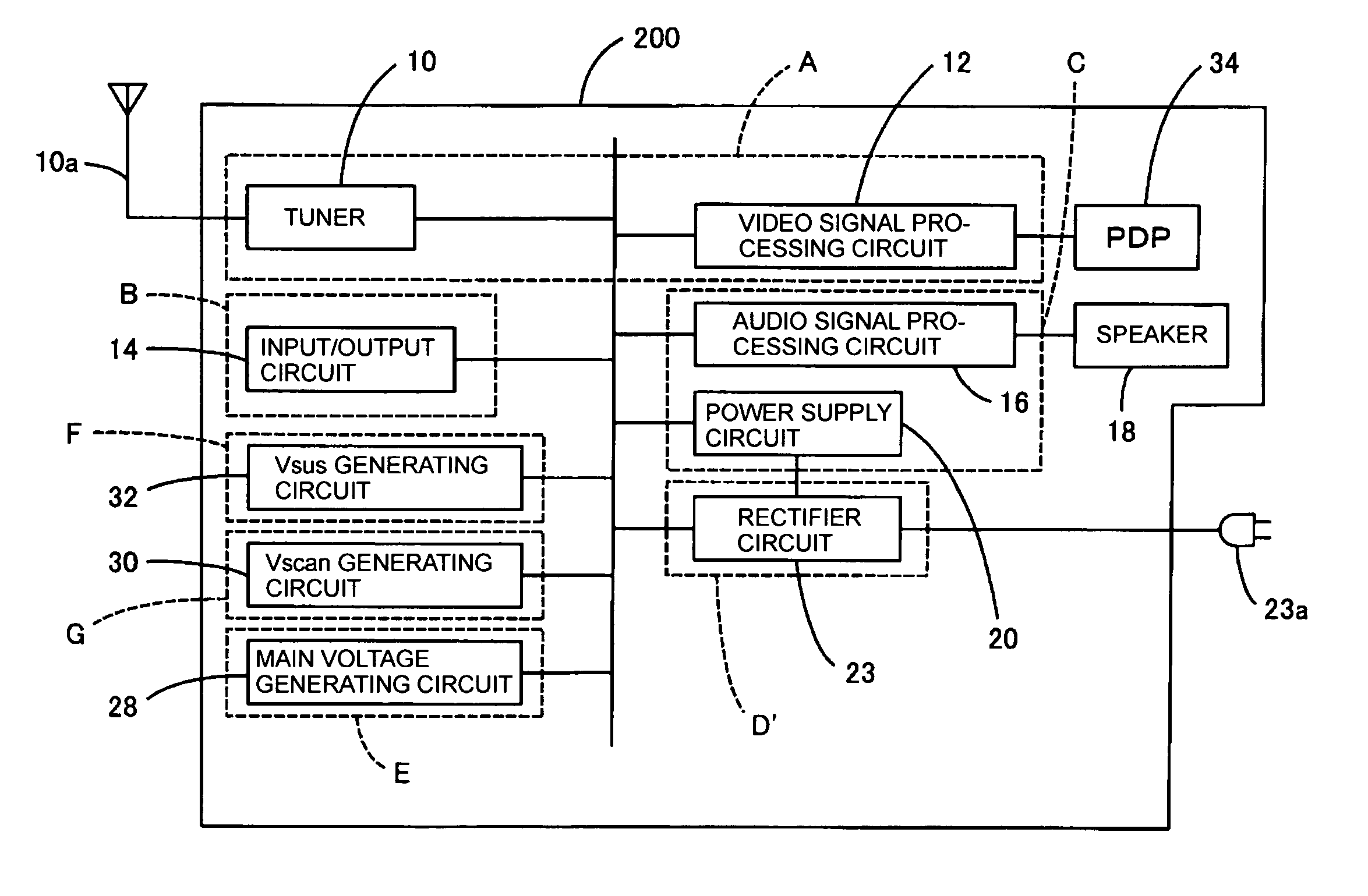 Liquid crystal panel, plasma display panel, and wide-screen liquid crystal television