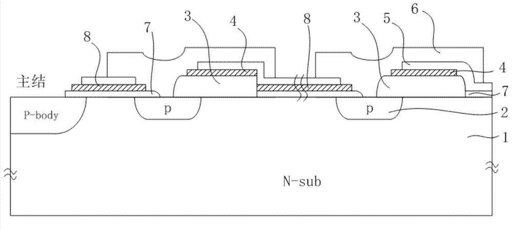 Junction terminal structure for power device