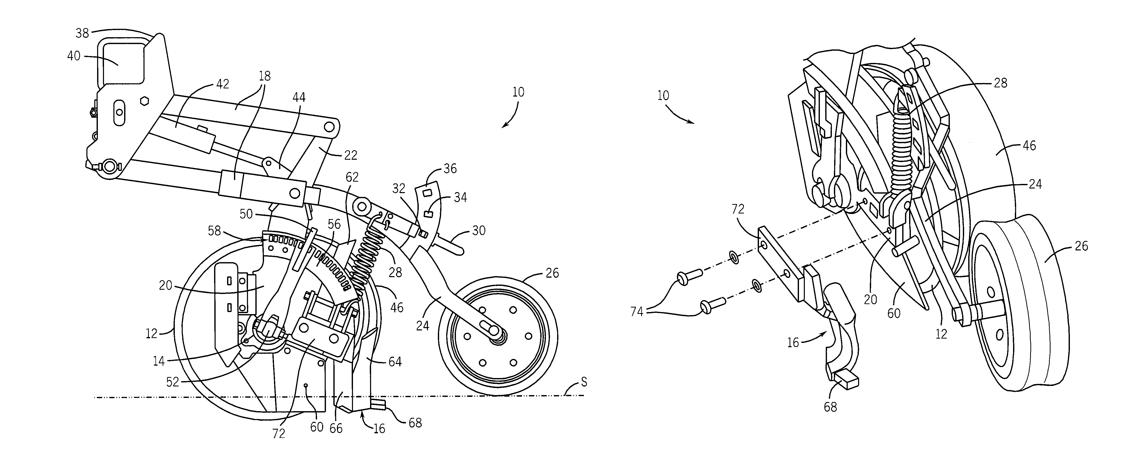 Seed boot for double-shoot disc opener