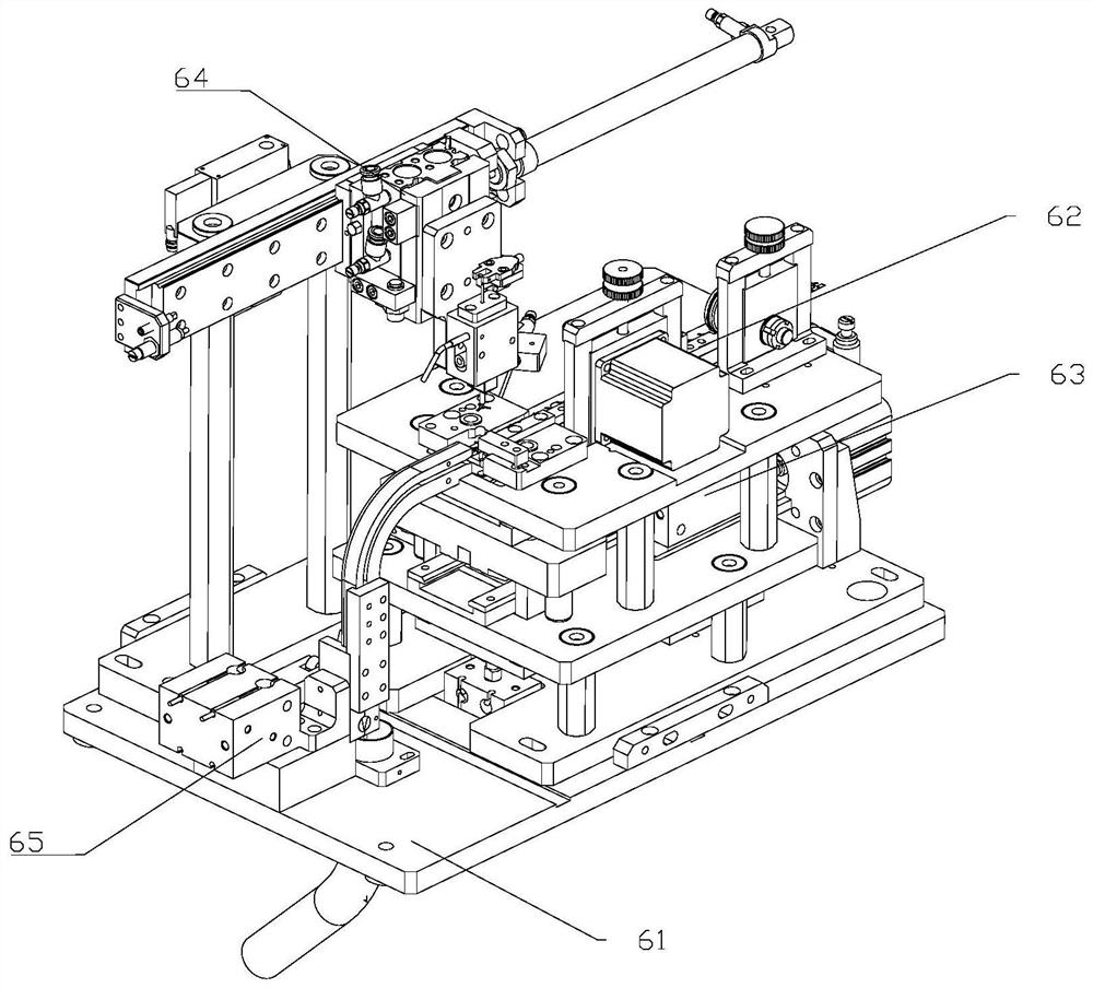 Permanent magnet direct current motor elastic piece cutting mechanism and method and elastic piece feeding device