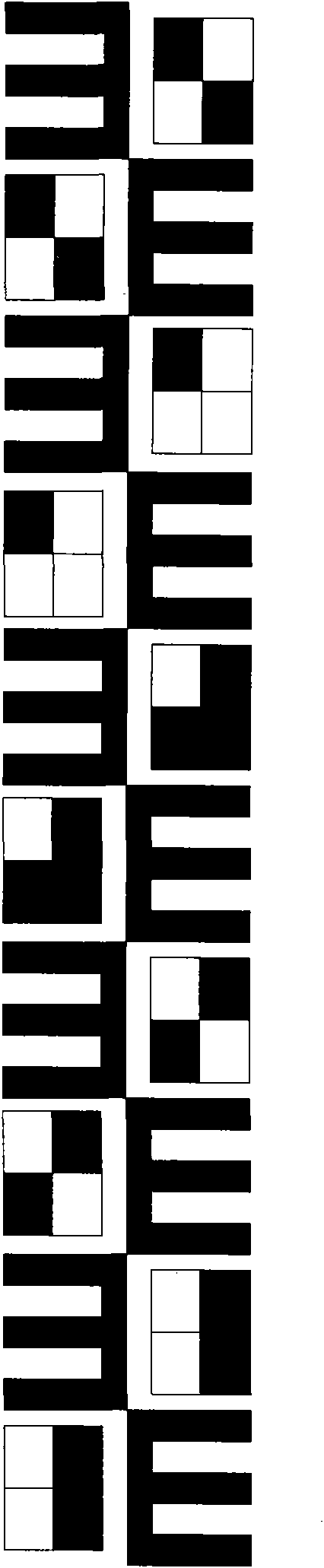 Water gauge marking method and water level detection method