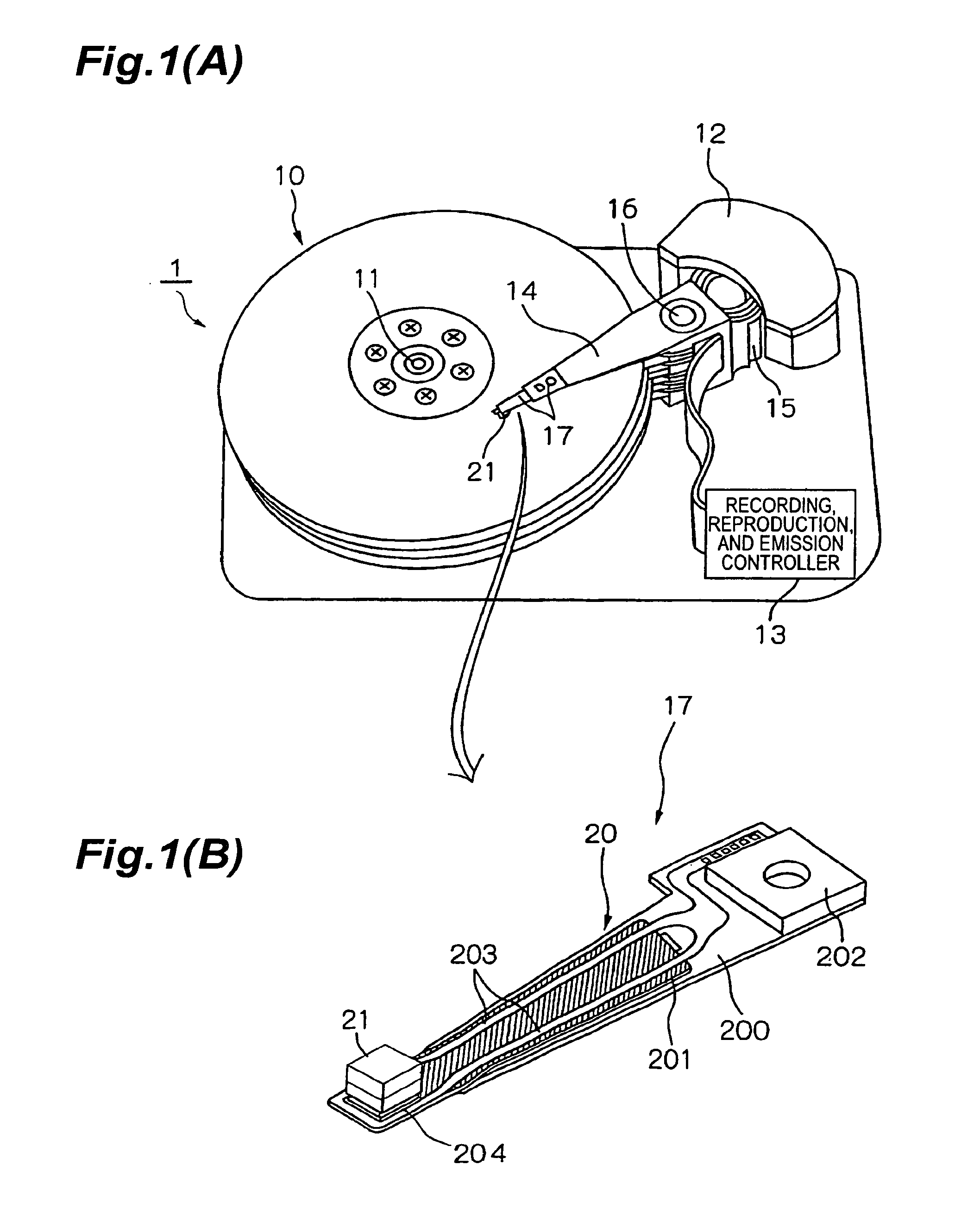 Near-field light generator plate, thermally assisted magnetic head, head gimbal assembly, and hard disk drive