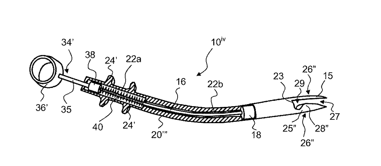 Transection device