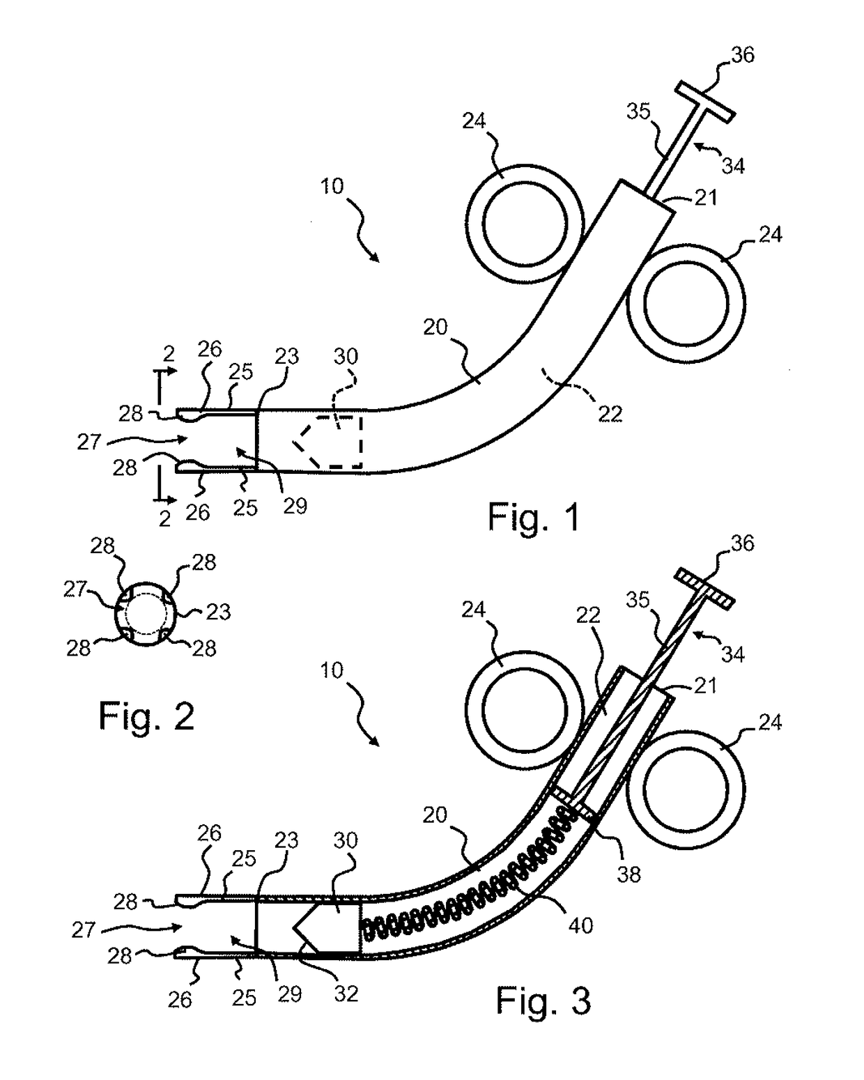 Transection device