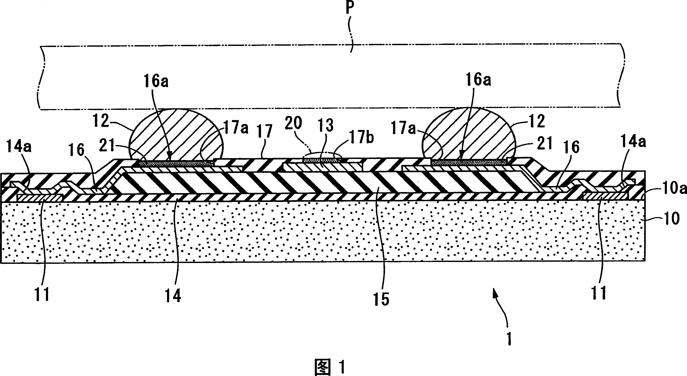 Semiconductor device, manufacturing method for semiconductor device, electronic component, circuit board, and electronic device