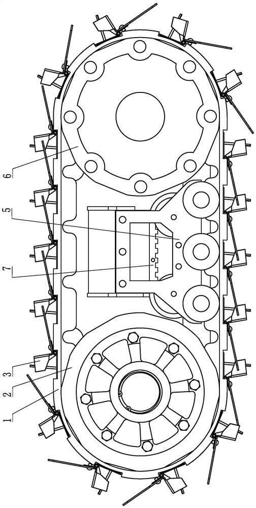 Crawler-type high-speed seeding or seed-metering method and device and seeding machine formed by same