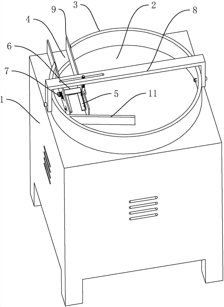 Disc feeding machine