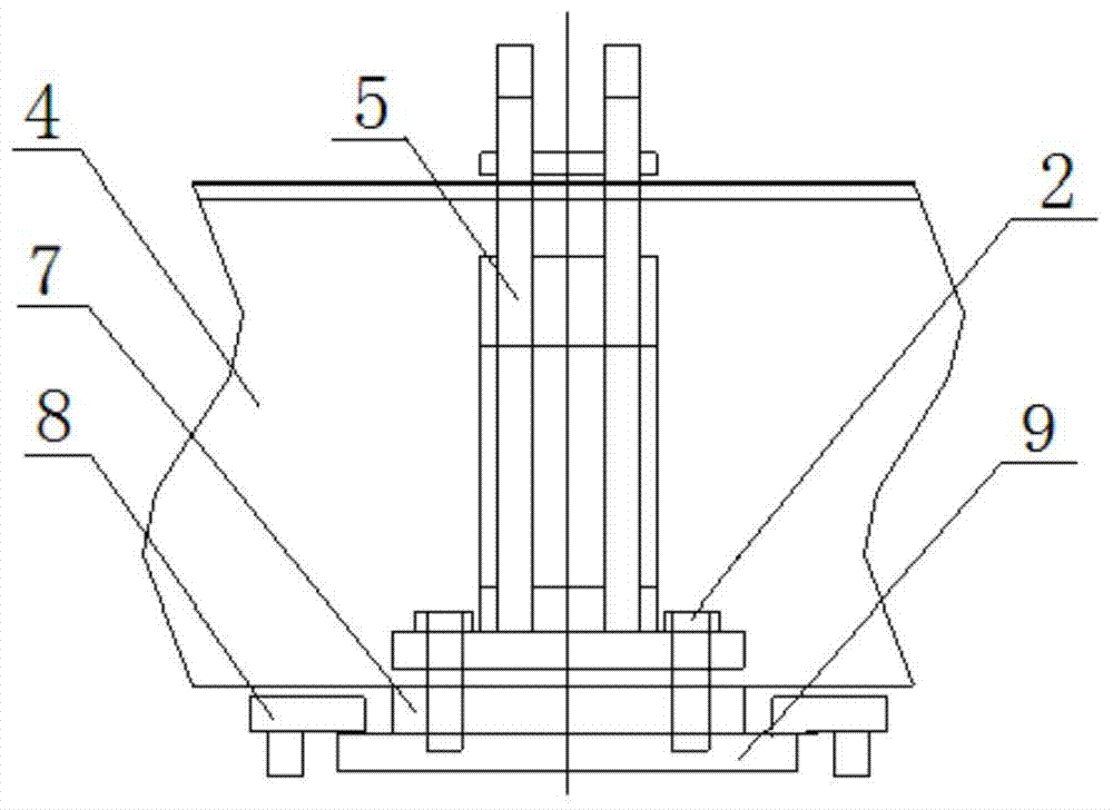 Method for bending bridge U-shaped rib in ignition general yield manner by adopting special clamping device