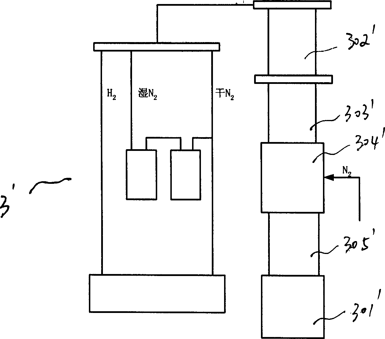 Simulating device for strip steel continuous annealing process