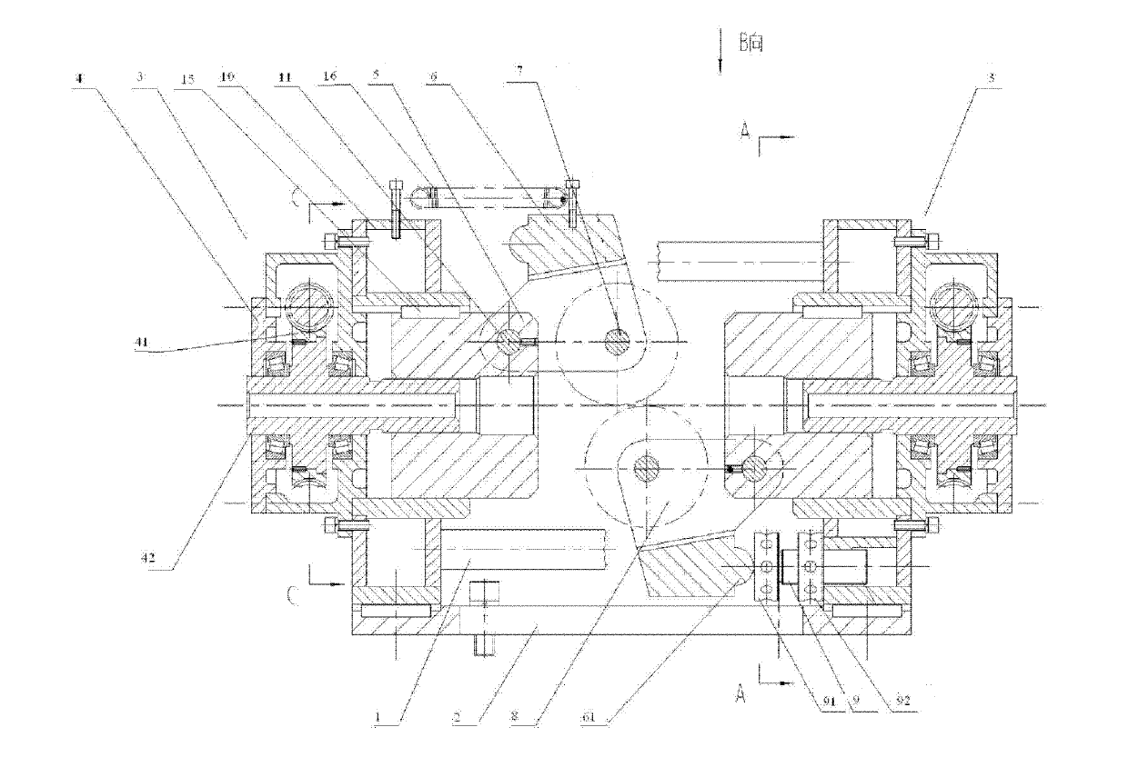 Roller-stretching-process dual-Y type rolling mill for compacted-strand steel wire rope