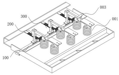 Contact network isolation switch fault diagnosis device