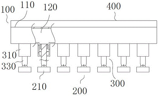 Floor board provided with self-leveling keel