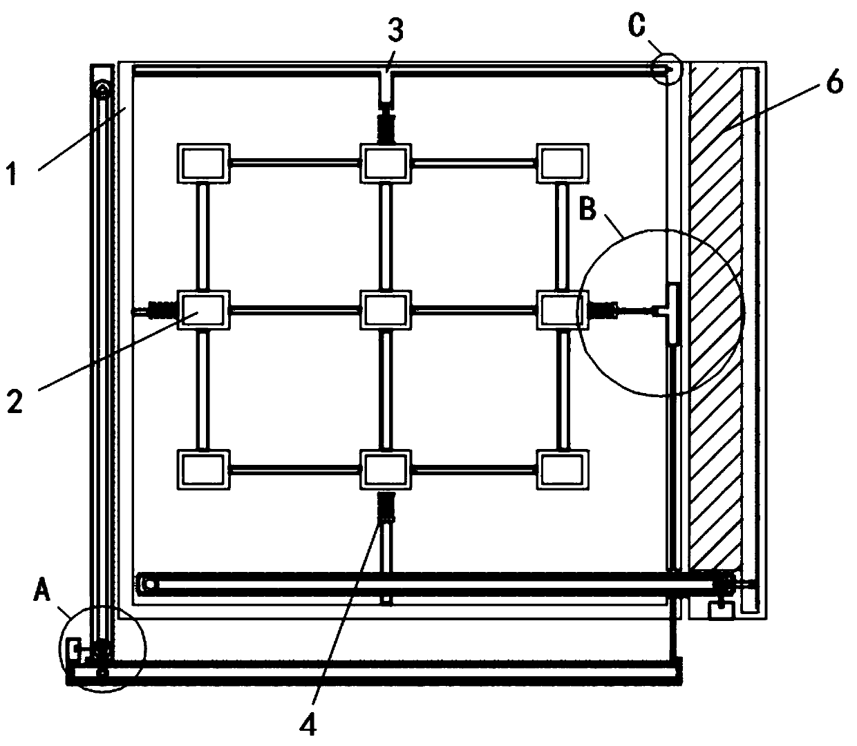 Foam board cutting device capable of removing adhesion objects