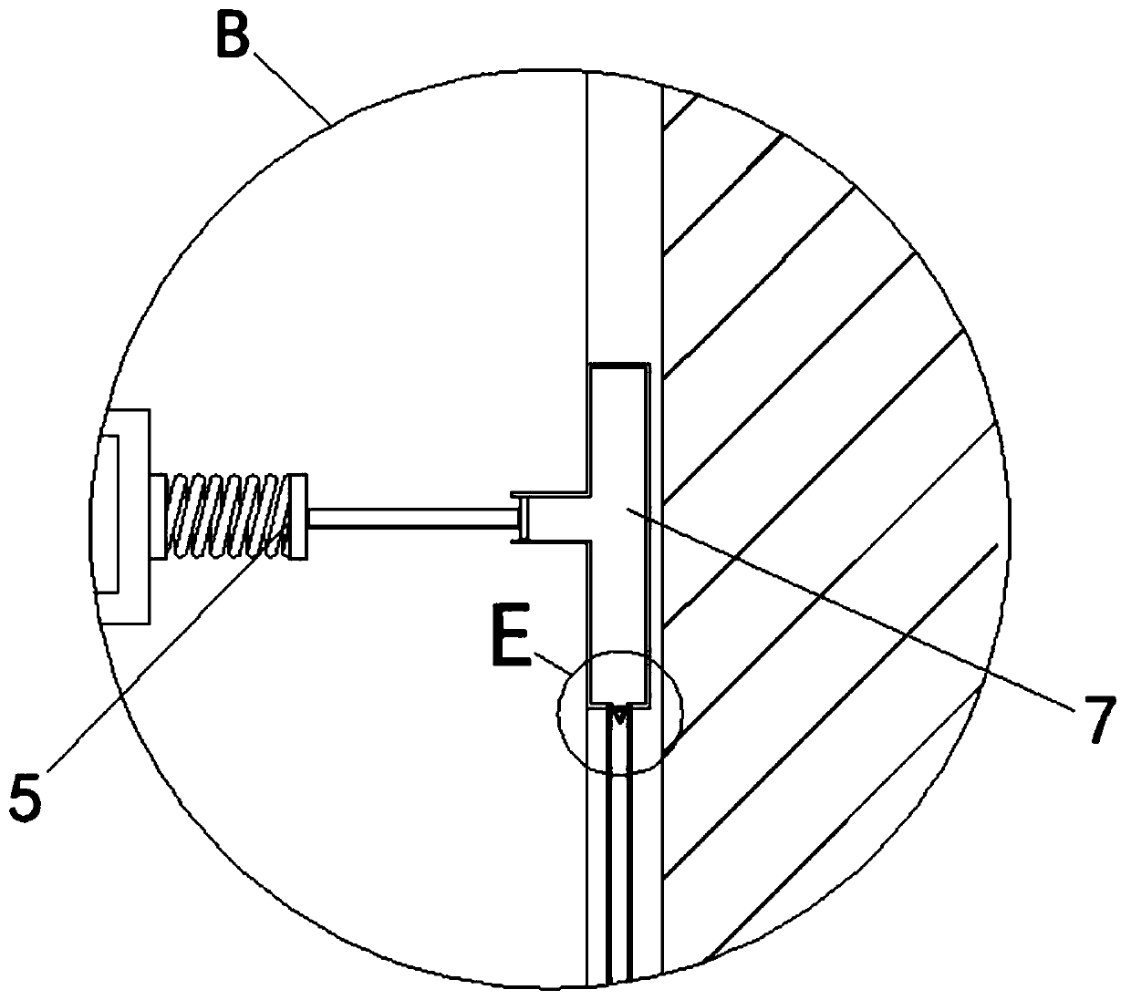 Foam board cutting device capable of removing adhesion objects