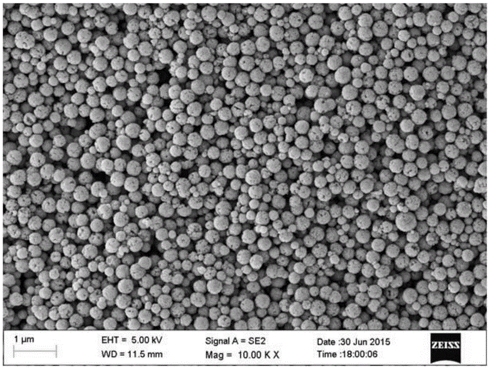 Analytical detection method of water bactericide based on MOFs/TiO2 magnetic composite material