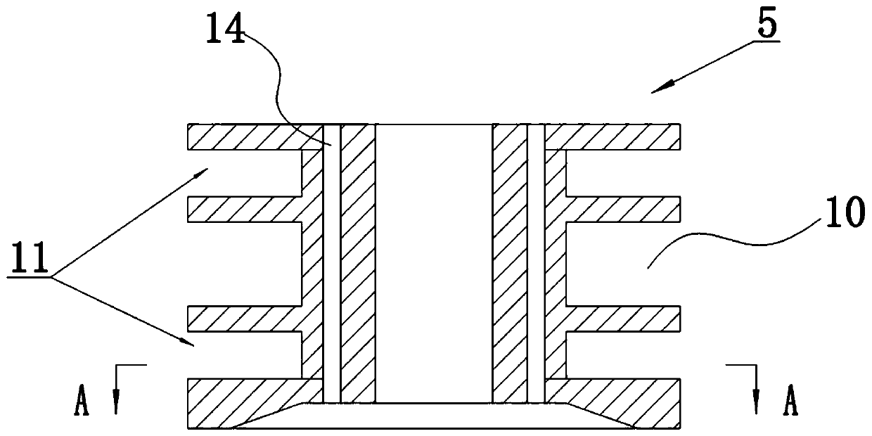 Special vibration damper for pulsator washing machine