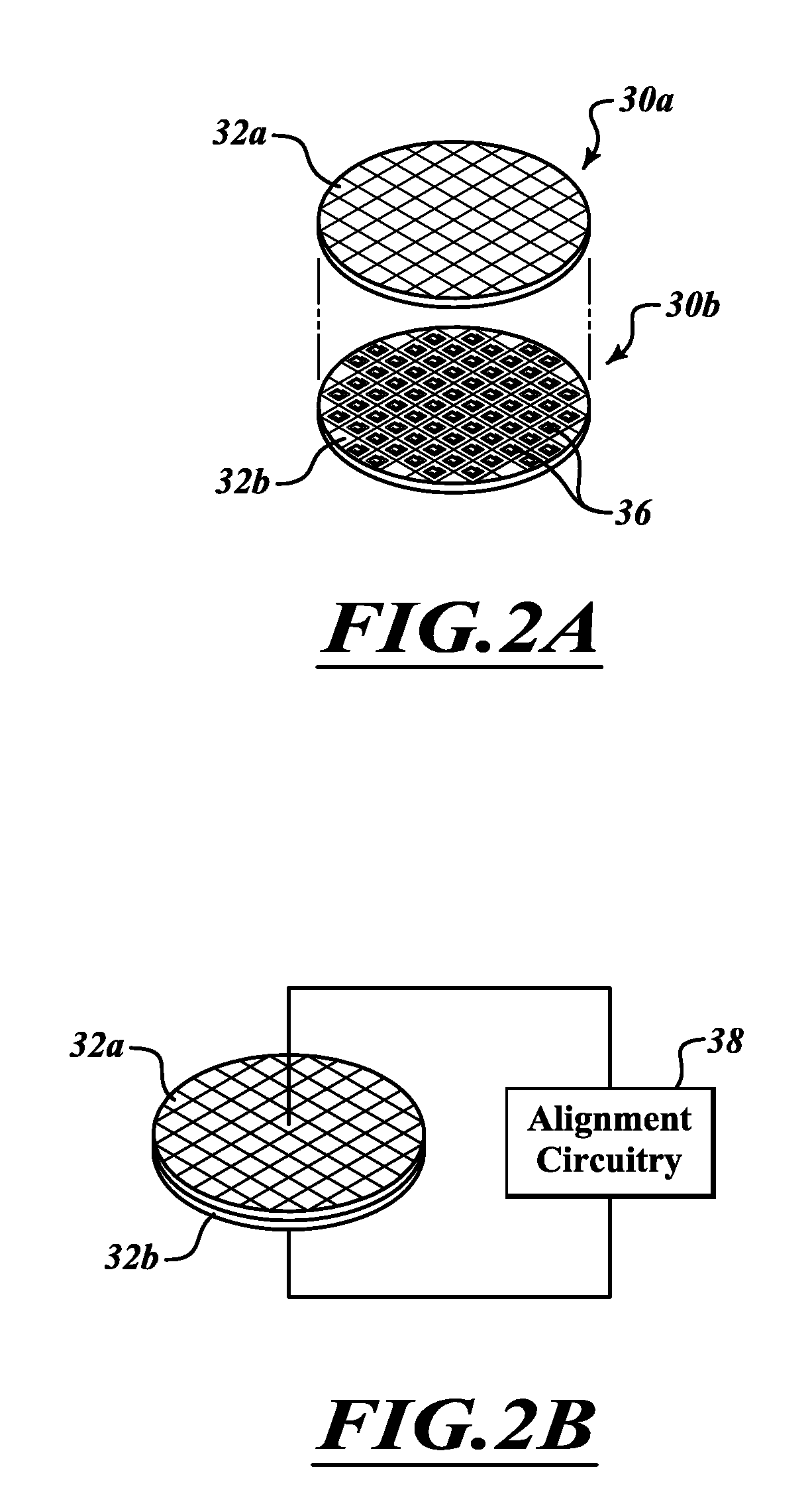 Using backside passive elements for multilevel 3D wafers alignment applications