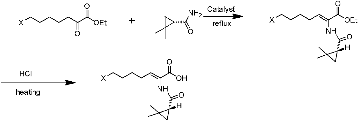 Cilastatin sodium intermediate preparation method