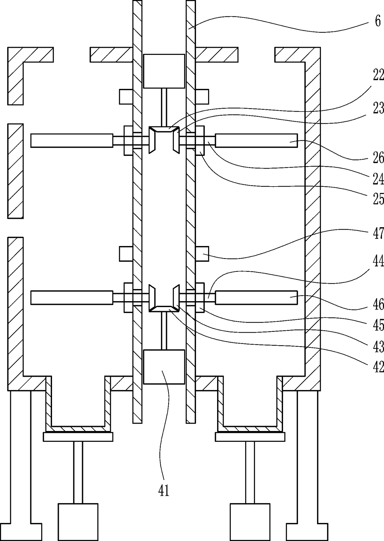 An environment-friendly burning device for rare earth