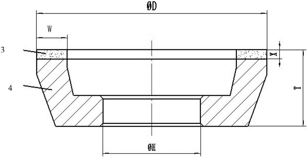 Finish-ground super-hard sand wheel for micro drilling and manufacturing method thereof