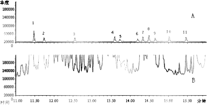 Composite solid-phase extraction column used in vegetable pesticide removing, and preparation method thereof