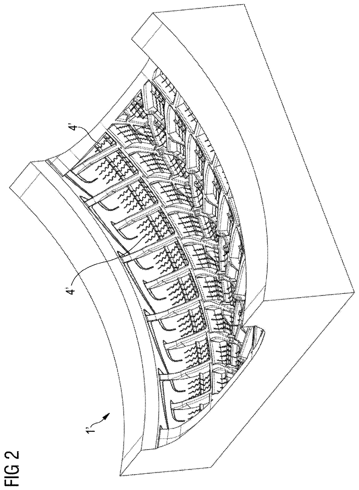 Tire segment model and a method of making a tire mold segment