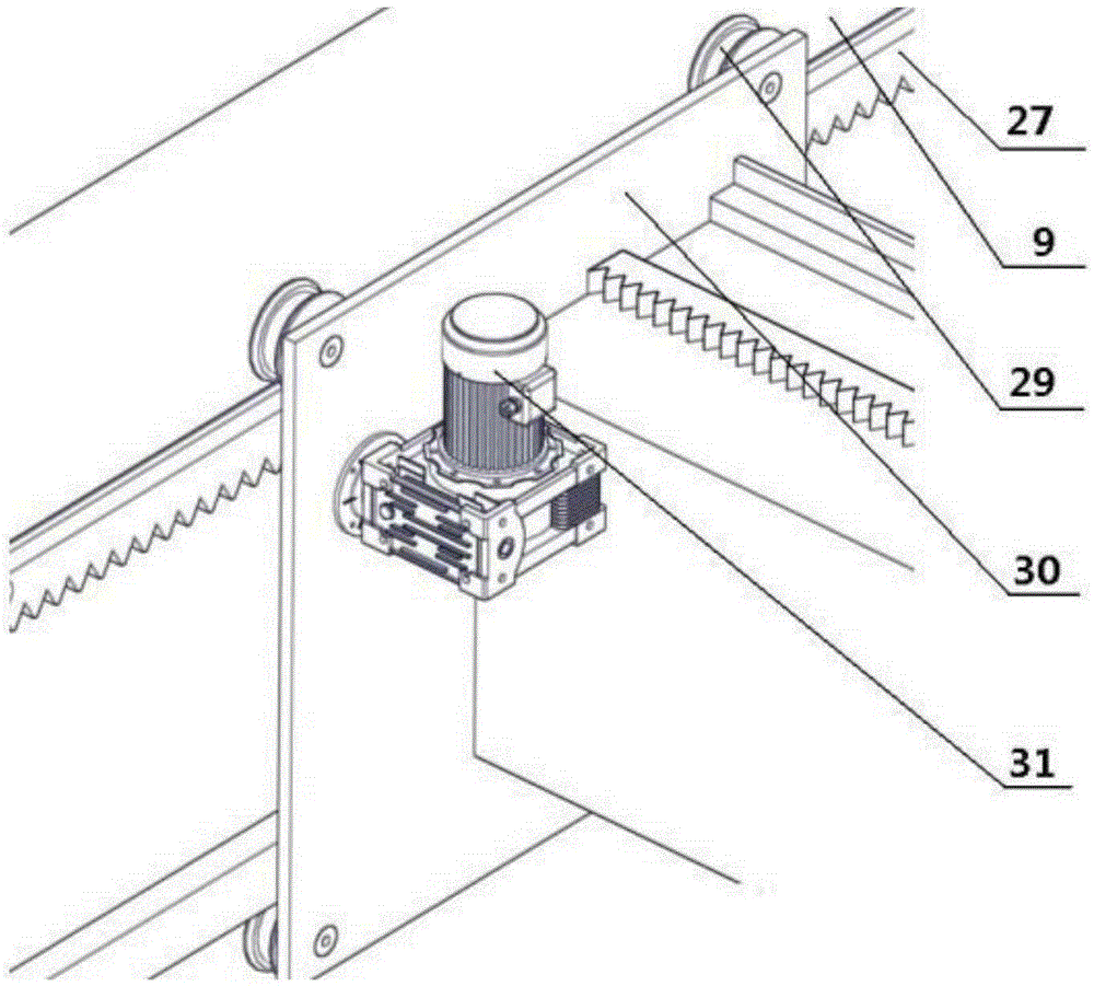 Automatic negative plate feeding and discharging system of electrolytic manganese post-processing production line