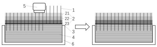 Implantation method of z-pin large thickness