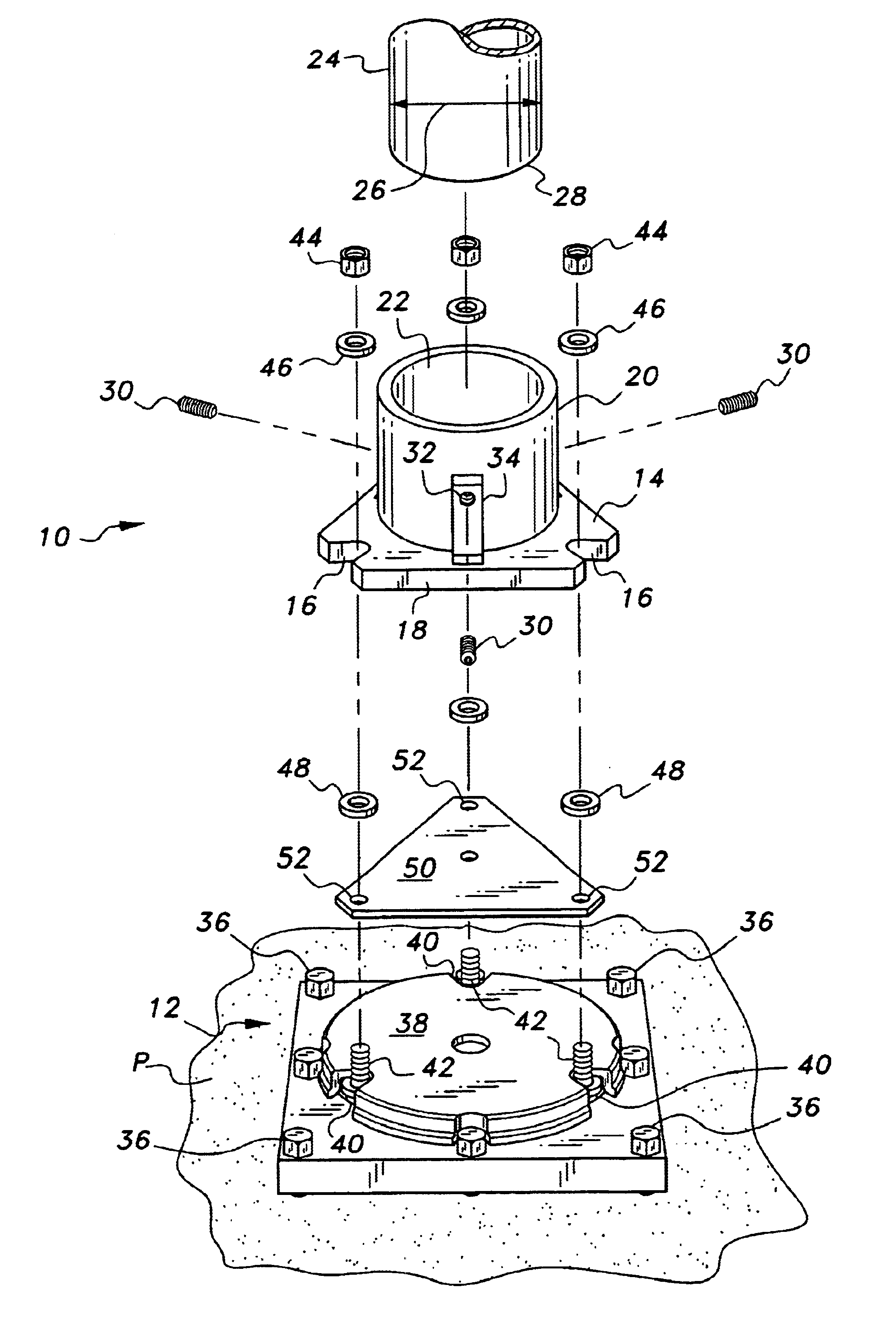 Breakaway post base