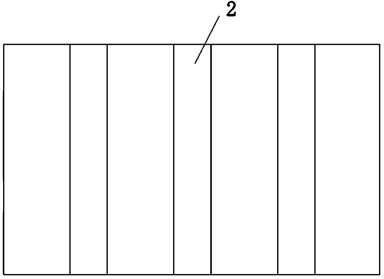 Ultra-high performance concrete multi-ribbed plate without transverse ribs