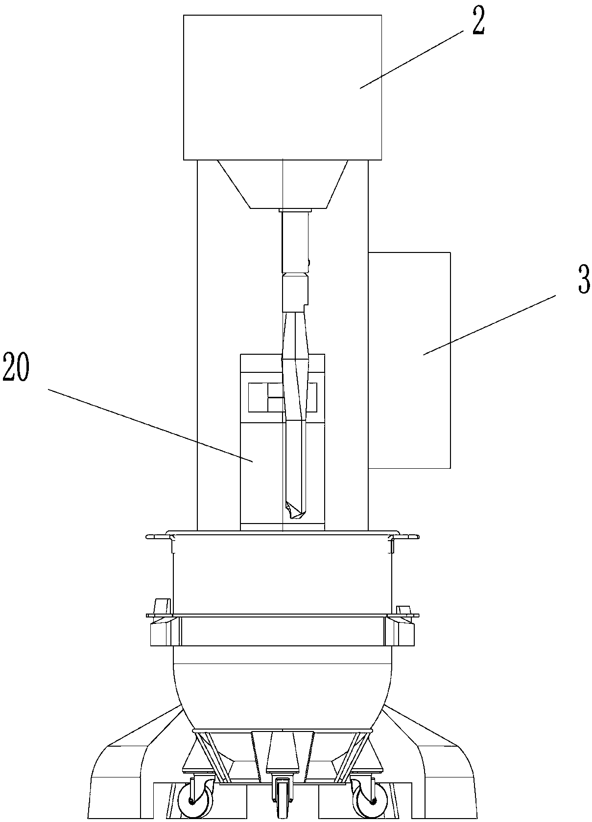 Food mixing machine